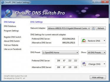 Chrispc Dns Switch Pro 3.90